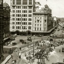 Site Fence Image - Druitt Street, view east from York Street Sydney, 1931
