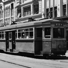 Fascia Image - George Street, between Market and Park Streets Sydney, 1958