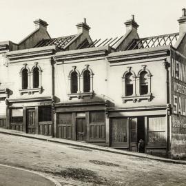 Site Fence Image - Essex Street, between Harrington and George Streets The Rocks, 1922