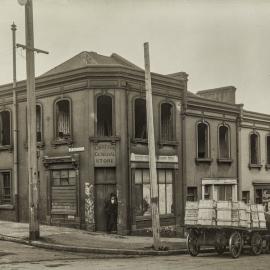 Site Fence Image - Argyle Street, at the corner of Playfair Street The Rocks, 1922