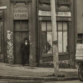 Fascia Image - Argyle Street, at the corner of Playfair Street The Rocks, 1922