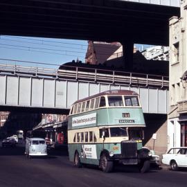 Site Fence Image - George Street, view south from Globe Street The Rocks, 1970