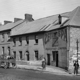 Site Fence Image - Kent Street, view south at Gas Lane Millers Point, circa 1901