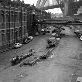 Site Fence Image - Hickson Road Millers Point, 1952