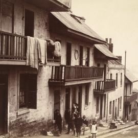 Site Fence Image - Former Clyde Street, view west to Darling Harbour, 1901