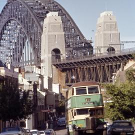 Site Fence Image - Lower Fort Street, view north-east from Argyle Place Millers Point, 1971