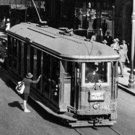 Fascia Image - Castlereagh Street, view south from Martin Place Sydney, circa 1930