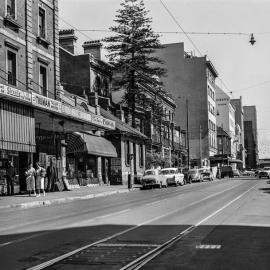 Site Fence Image - Phillip Street, view south from Bent Street Sydney, 1958