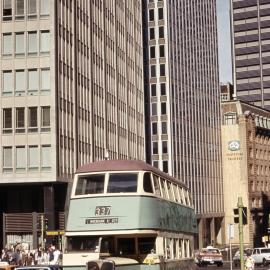 Site Fence Image - Hunter Street, view west near Elizabeth Street Sydney, 1971