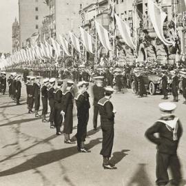 Fascia Image - Victory Day parade, Macquarie Street Sydney, 1919