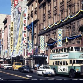 Site Fence Image - George Street, view south from King Street Sydney, 1970