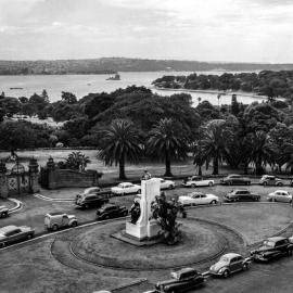 Site Fence Image - Shakespeare Place and Sydney Royal Botanic Gardens, 1956