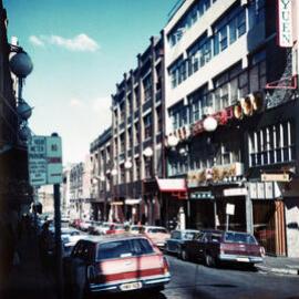 Site Fence Image - Dixon Street, view south from Goulburn Street Haymarket, 1970s