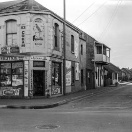 Site Fence Image - Corner store, Cooper and Wellington Streets Waterloo, 1961