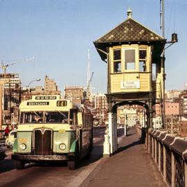 Site Fence Image - Pyrmont Bridge, view east, 1970