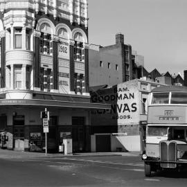 Site Fence Image - At the corner of Sussex and Market Streets Sydney, 1969