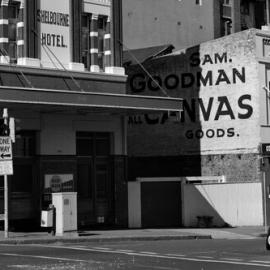 Fascia Image - At the corner of Sussex and Market Streets Sydney, 1969