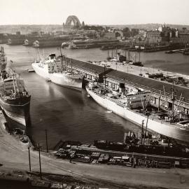 Site Fence Image - Darling Harbour, view north-east from Pyrmont, 1954