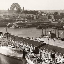 Fascia Image - Darling Harbour, view north-east from Pyrmont, 1954
