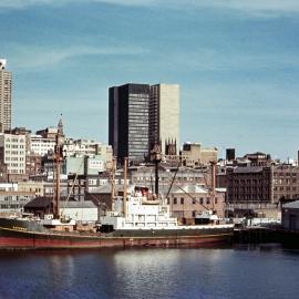 Site Fence Image - Darling Harbour wharves, eastern side, 1970