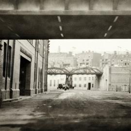 Site Fence Image - View east, Hickson Road Millers Point, 1933