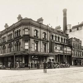 Site Fence Image - At the corner of Bathurst and Elizabeth Streets Sydney, 1928