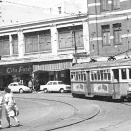 Fascia Image - Elizabeth Street at the corner of Liverpool Street Sydney, 1960