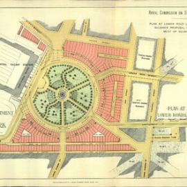 Map - Royal Commission on Sydney Improvement - No 19 - J Sulman - Central Railway Station, circa 1908-1909