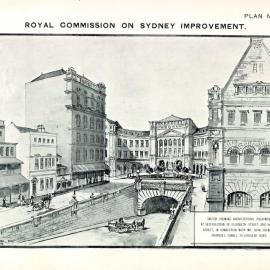 Drawing - Royal Commission on Sydney Improvement - No 33 - Elizabeth Street extension, 1909