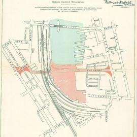 Map - Royal Commission on Sydney Improvement - No 37 - Darling Harbour 1909