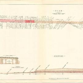 Map - Royal Commission on Sydney Improvement - No 38 - Cathedral Street, circa 1908-1909