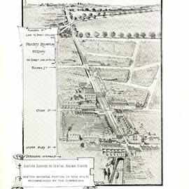 Drawing - Royal Commission on Sydney Improvement - No 43 - New street to Central, 1909