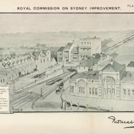 Drawing - Royal Commission on Sydney Improvement - No 44 - New street to Central, 1909