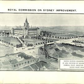 Drawing - Royal Commission on Sydney Improvement - No 49 - Darlinghurst Gaol, 1909