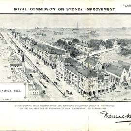 Drawing - Royal Commission on Sydney Improvement - No 52 - William Street, 1909
