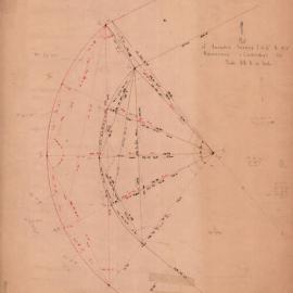 Map - Boomerang Street and Cathedral Street, Sydney, No date