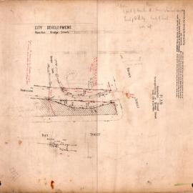 Map - Hamilton Street, Pitt Street, Bridge Street, Bridge Lane, Sydney, No date