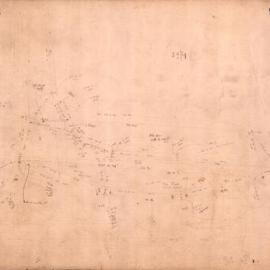 Map - Hamilton Street (now Tank Stream Way), Bridge Street, Bridge Lane, Sydney, No date