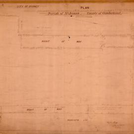 Map - George Street and Market Street (51 Market Street), Sydney, No date