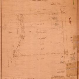 Map - Pitt Street, Martin Place, King Street (now 159 Pitt Street), Sydney, 1936