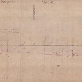 Map - Liverpool Street, north side between Pitt Street and Elizabeth Street, Sydney, No date