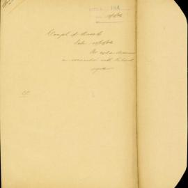 File - Request for additional drawers for Wabash system, 1906