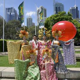 Costumes, Chinese New Year Festival, Tumbalong Park Darling Harbour, 2008