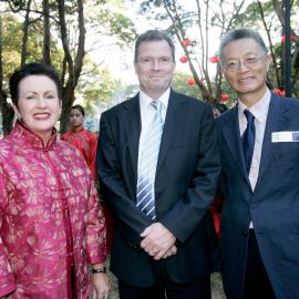 Dignitaries, Chinese New Year, Belmore Park, Sydney, 2009