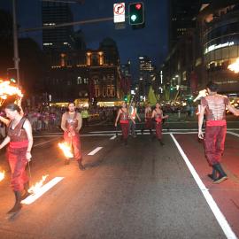 Fire fanatics, Chinese New Year, George Street Sydney, 2009