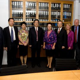His Excellency Guo Gengmao, Lord Mayor Clover Moore, and dignitaries, Chinese New Year, Sydney, 2009