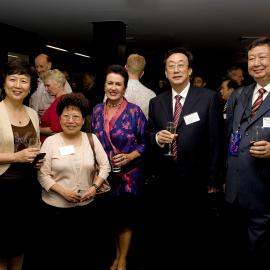 Lord Mayor Clover Moore with dignitaries at launch function, Chinese New Year, Sydney, 2009