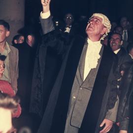 The torch for the 1956 Melbourne Olympic Games, Town Hall, George Street Sydney, 1956