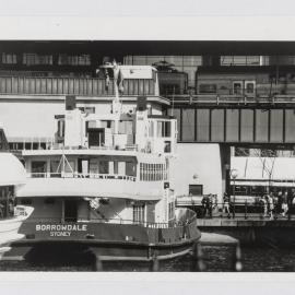 Ferry Borrowdale at Circular Quay Sydney, 1992