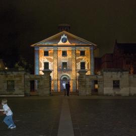 Christmas lights at the Hyde Park Barracks, Macquarie Street, 2008